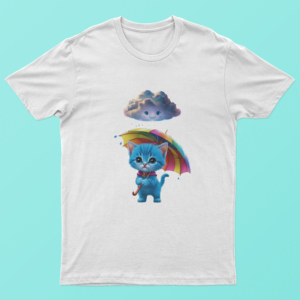 Cat Lover’s Rainbow Umbrella Shirt