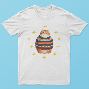 Cozy Sweater Cat Shirt