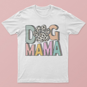 Dog Mama Leopard Print Tee