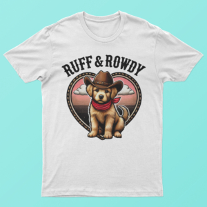 Ruff & Rowdy Cowboy Pup Tee